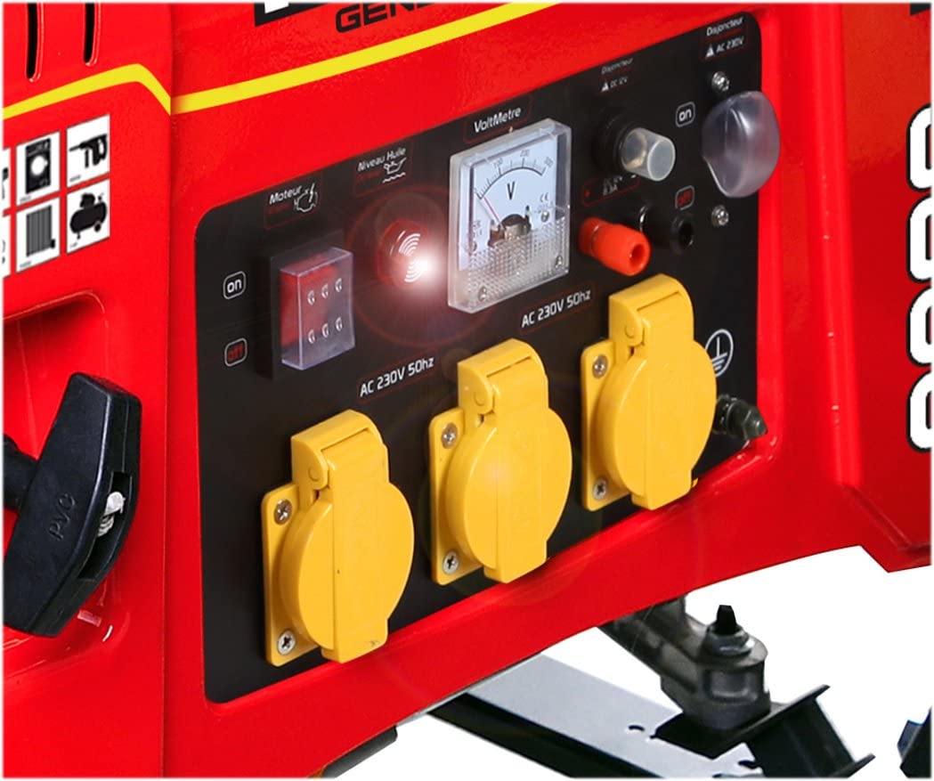 Mecafer 450138 MF3800 Groupe électrogène sur roues 3500 W – Image 4