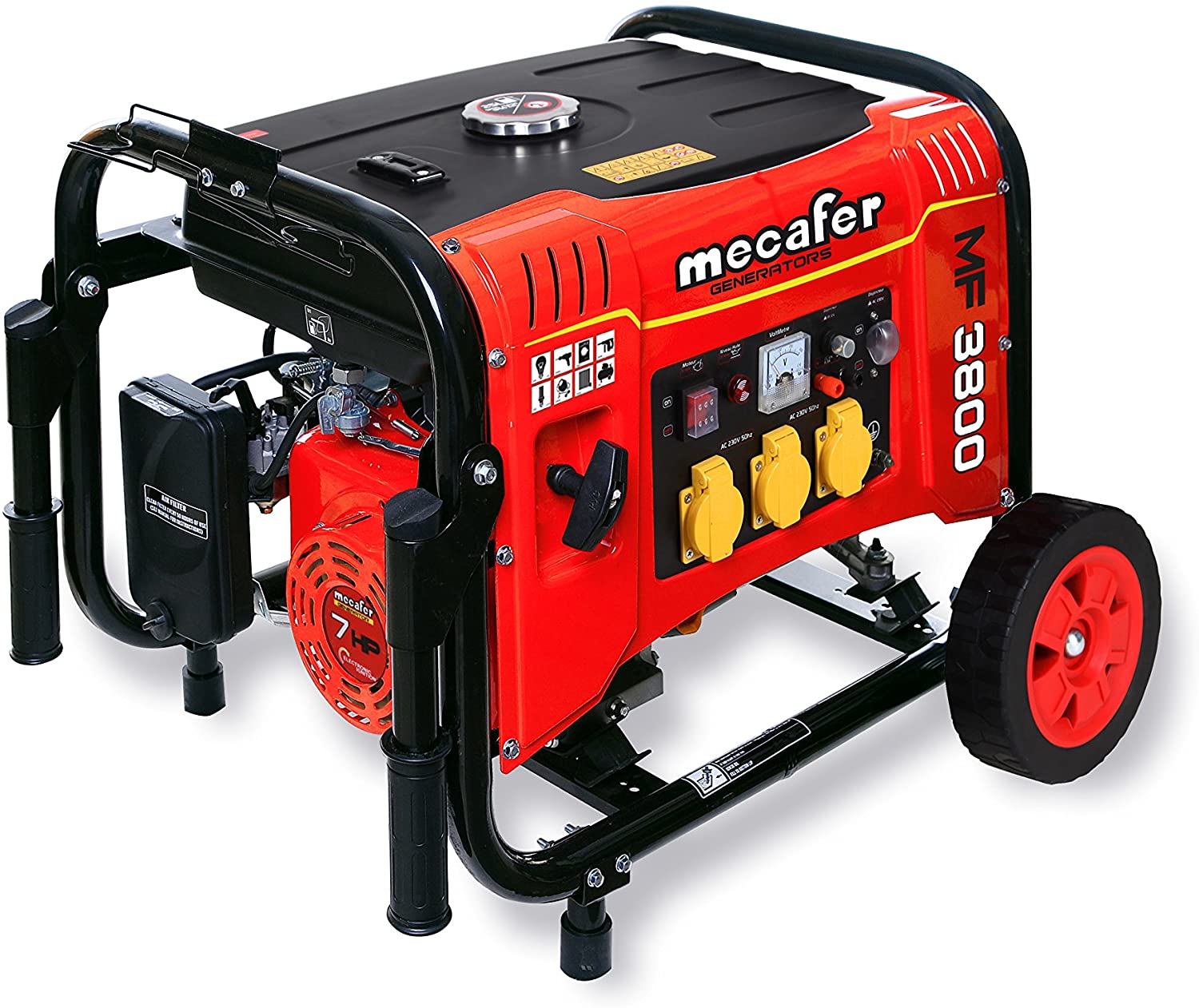 Mecafer 450138 MF3800 Groupe électrogène sur roues 3500 W – Image 3