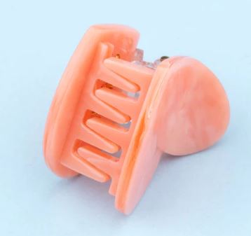 Mini pince à cheveux – Coeur rose – Image 3