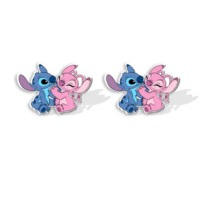 Boucles d’Oreilles Stitch et Angel – Image 8