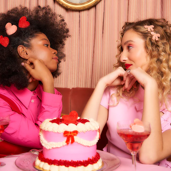 Barrette – Nœud rose – Image 4