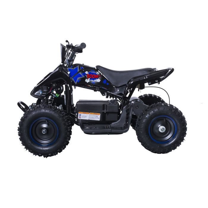 BIKEROAD Quad Electrique Raptor 800W Bleu avec LED – Quad enfant – Image 4