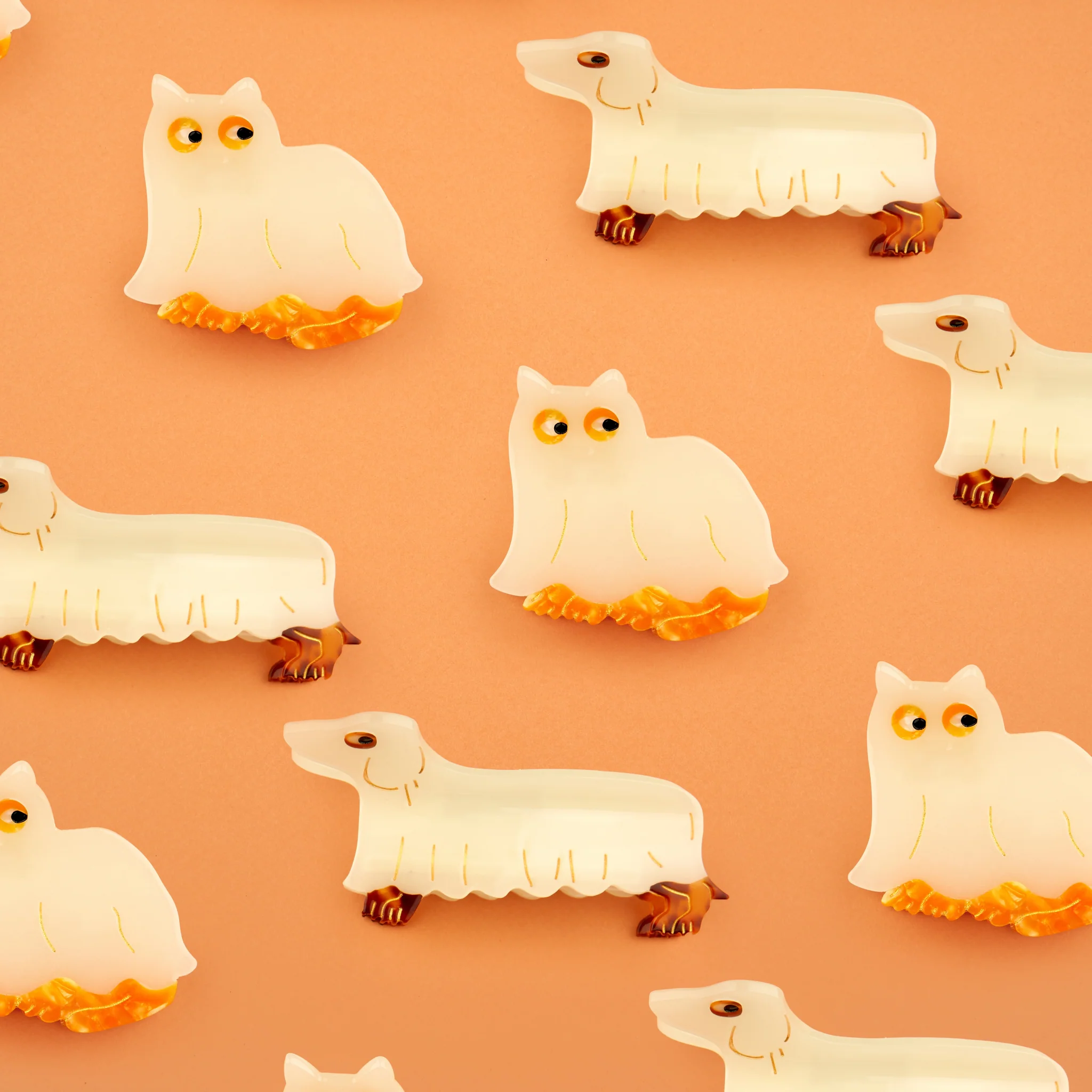 Pince à cheveux Teckel fantôme – Image 3