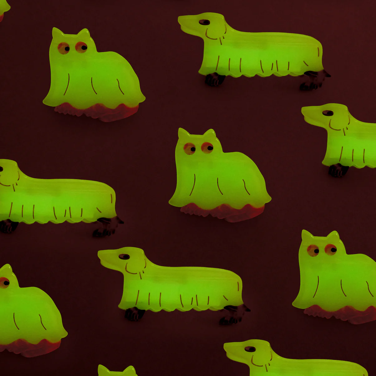 Pince à cheveux Teckel fantôme – Image 4