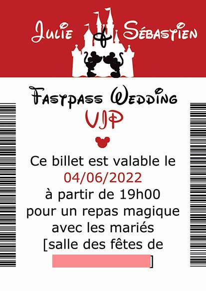 Faire-part de mariage modèle Sandy – Image 5