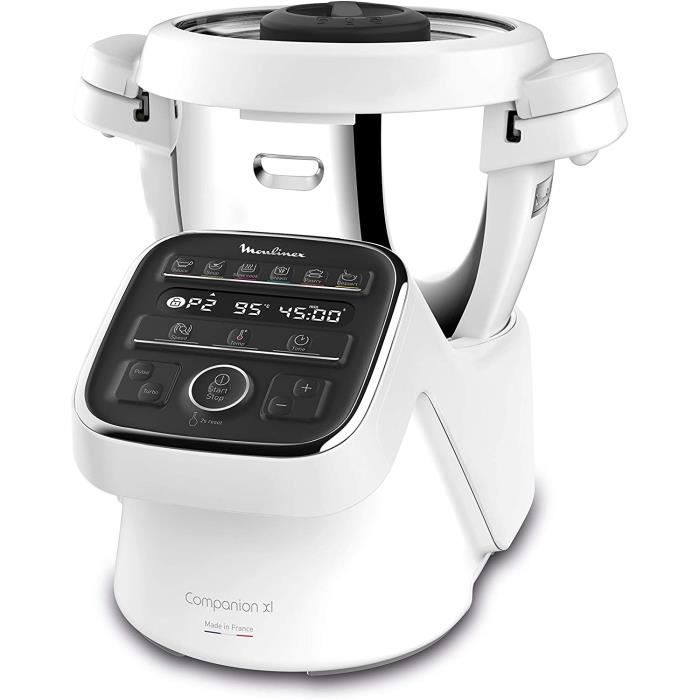 MOULINEX COMPANION XL Robot Cuiseur Multifonction Bol 4.5L 12 programmes automatiques Soupes Viande Gaspacho Risotto Robot de Cuisin – Image 4