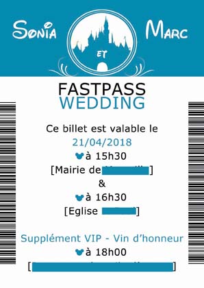 Faire-part de mariage modèle Sandy – Image 4