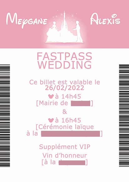 Faire-part de mariage modèle Sandy – Image 3