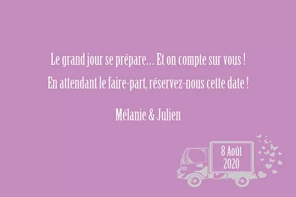 Save the date de mariage modèle Barbara – Image 6