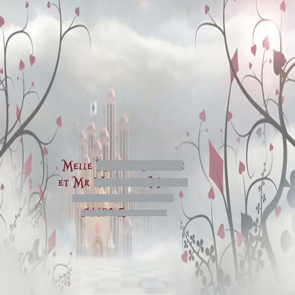 Faire-part de mariage modèle Alice – Image 4